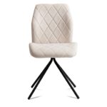 Krzesło tapicerowane Nexor 89 cm czarny stelaż – zdjęcie 3