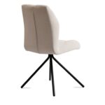 Krzesło tapicerowane Nexor 89 cm czarny stelaż – zdjęcie 6