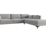 Narożnik tapicerowany Sicelaro 240x190 cm na czarnych nogach – zdjęcie 3