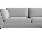 Narożnik tapicerowany Sicelaro 240x190 cm na czarnych nogach – zdjęcie 5