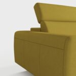Sofa tapicerowana Retrovano 250 cm w stylu retro w aranżacji wnętrza 7