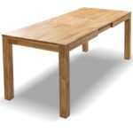 Stół rozkładany dębowy Castoro 150x85 cm dąb – zdjęcie 3