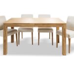 Stół rozkładany dębowy Castoro 150x85 cm dąb – zdjęcie 6