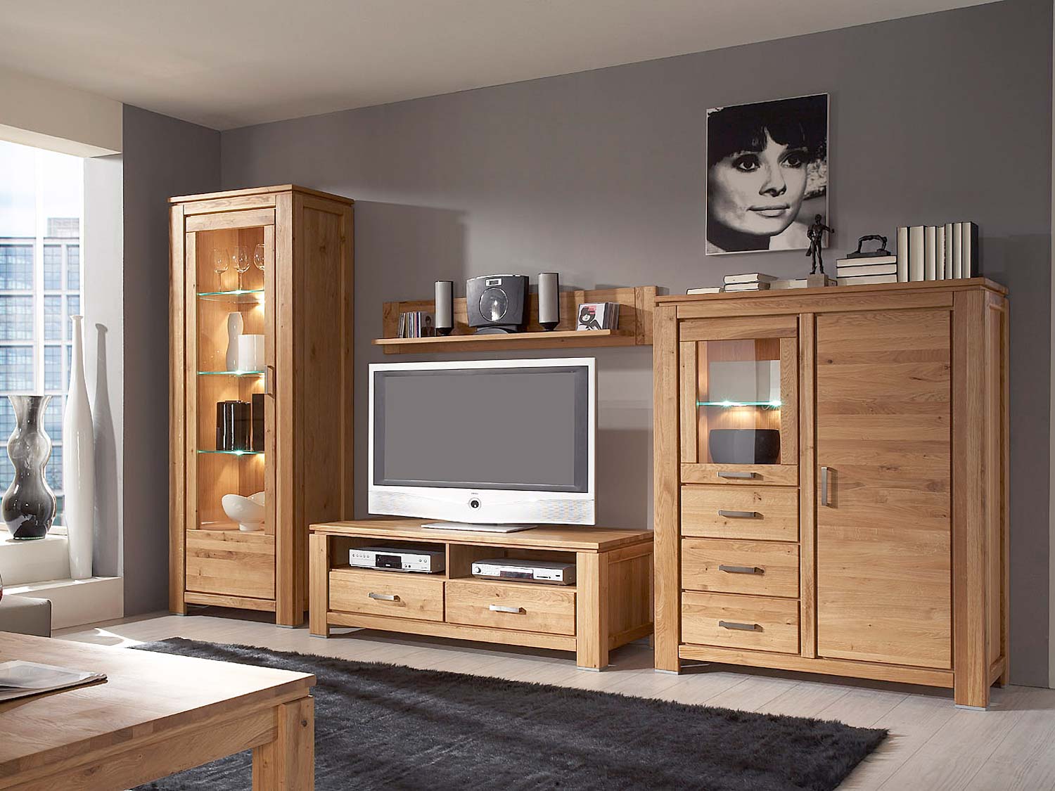 Komoda pod telewizor drewniana