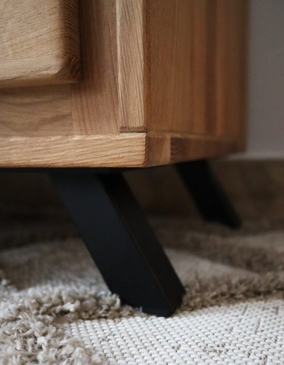 Duża Dębowa Komoda detale ALAMOS LOFT