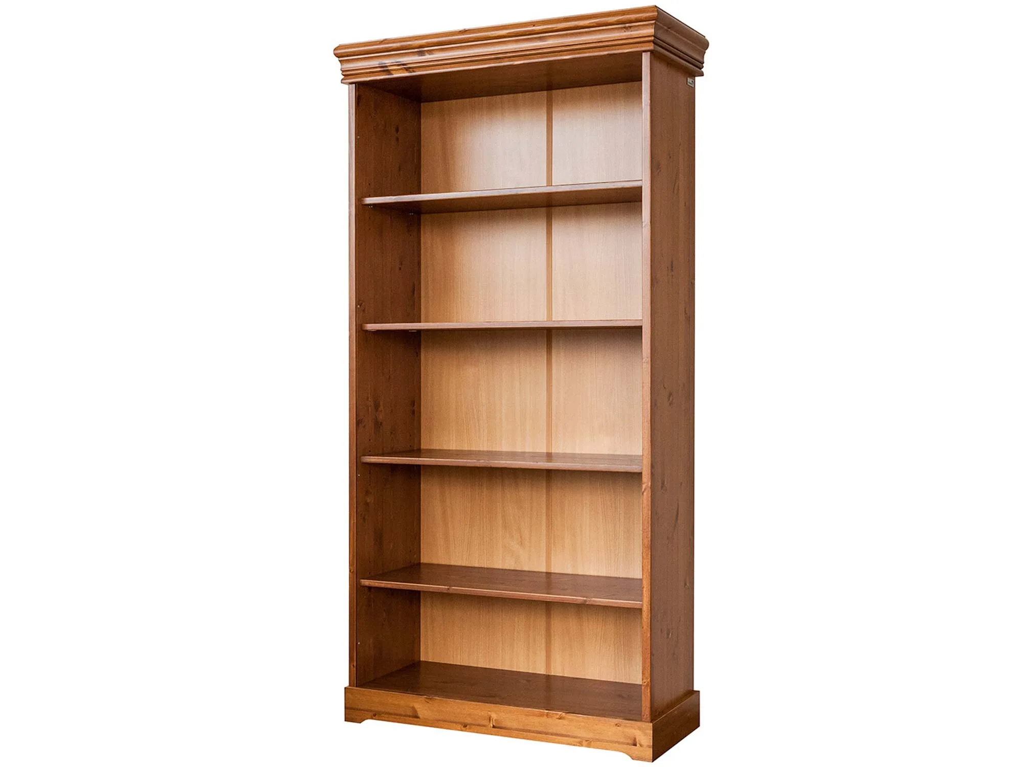 Biały regał biblioteczka sosna ikonka ANADI